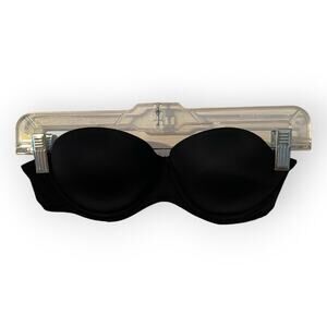 Pink by Victoria's Secret black strapless bra sz 34B orig price $36.95